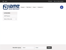 Tablet Screenshot of iameusaeast.com